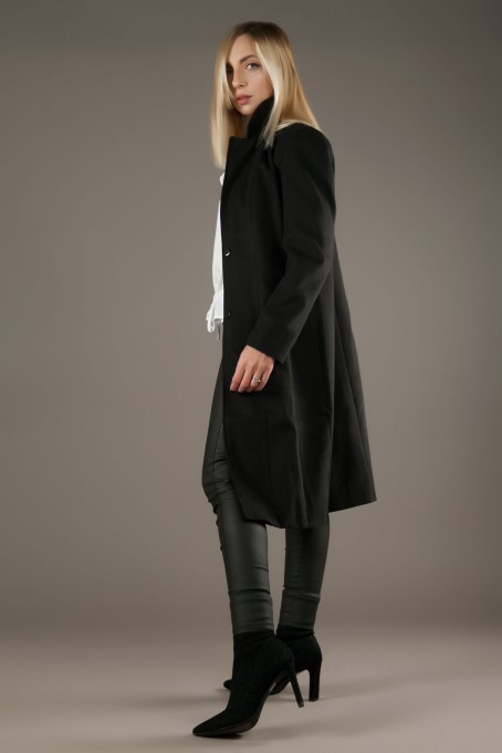 Palton de iarnă elegant Izabelle - Negru